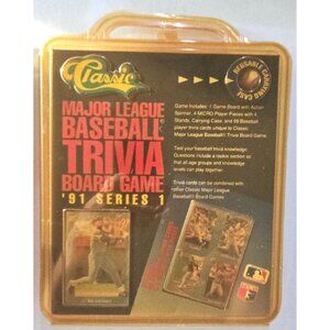 Classic Vintage Sealed Trivia Game MLB 198 Player Cards Unique To Classic Games